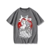 Yamato Shirt: One Piece Cotton Print Loose Fit Tee One Piece Characters 11