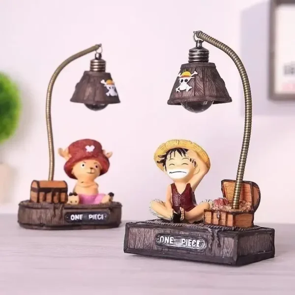 One Piece Desk Light Luffy: Office and Room Decor Figures 3