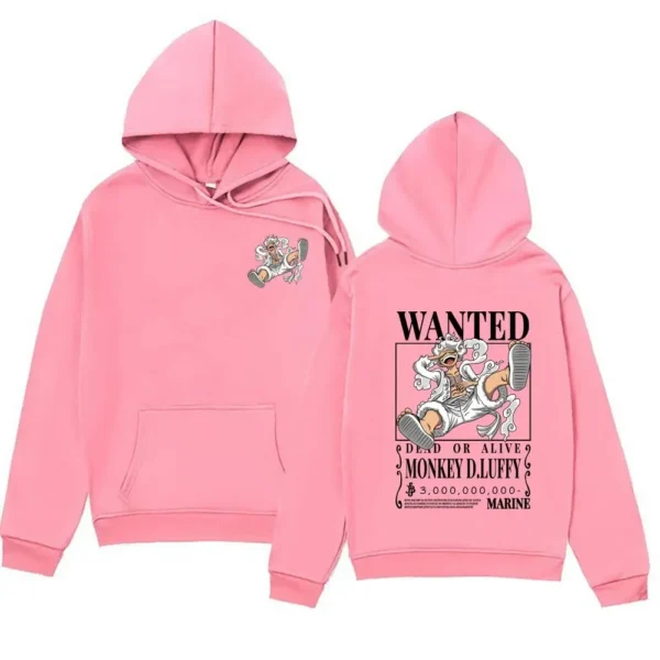 Gear 5 Luffy Hoodie: Bounty Poster Gear 5 10