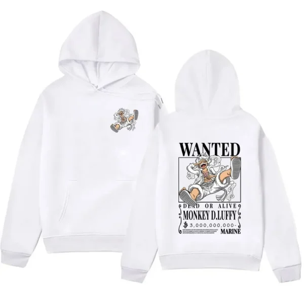 Gear 5 Luffy Hoodie: Bounty Poster Gear 5 4