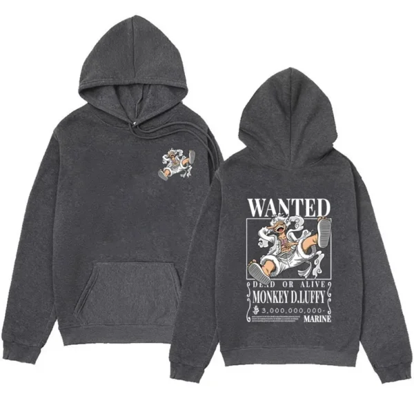 Gear 5 Luffy Hoodie: Bounty Poster Gear 5 7