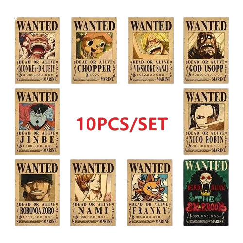 Strawhat Crew Bounty Poster Pack – 10 Piece Brook 2