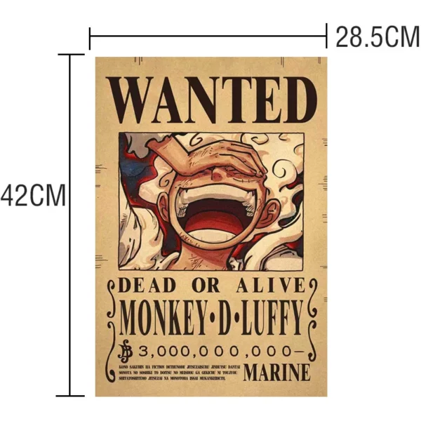 Strawhat Crew Bounty Poster Pack – 10 Piece Brook 3