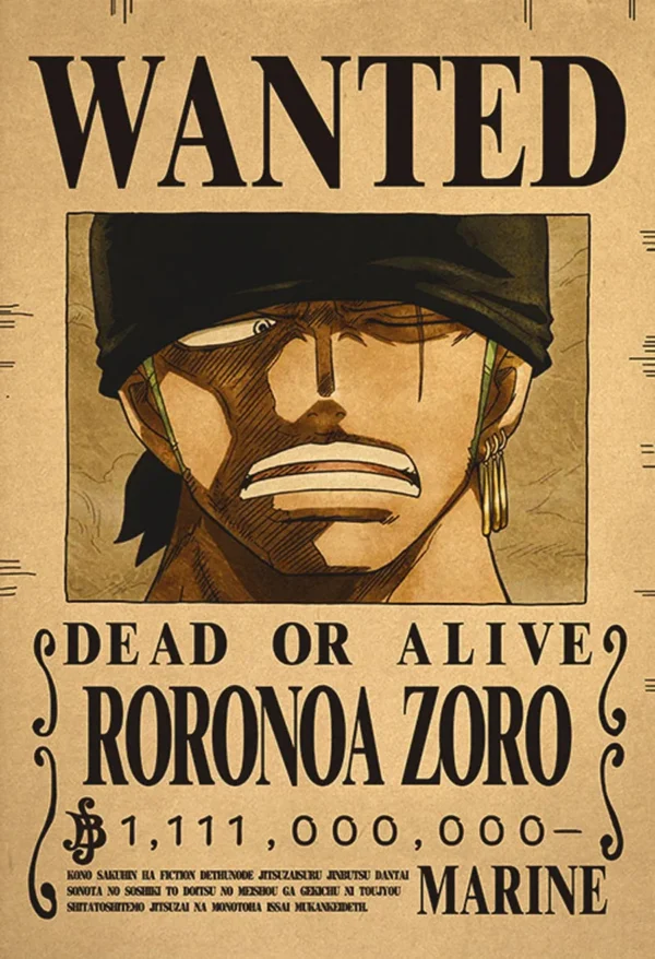 Strawhat Crew Bounty Poster Pack – 10 Piece Brook 4