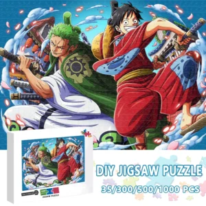 Anime Puzzle Set: Wano One Piece Luffy