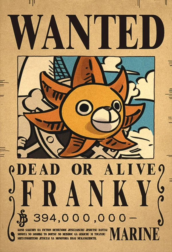 Strawhat Crew Bounty Poster Pack – 10 Piece Brook 11