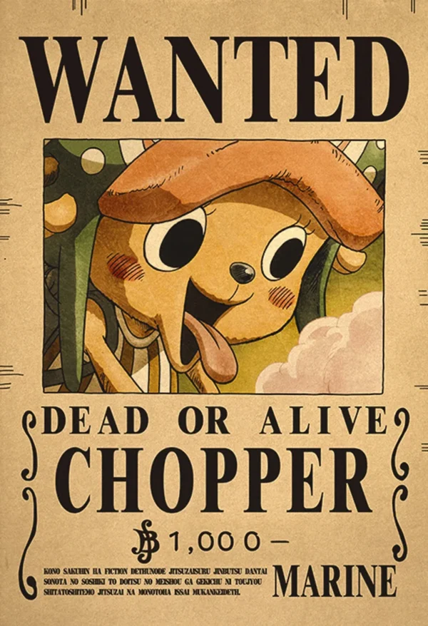 Strawhat Crew Bounty Poster Pack – 10 Piece Brook 10