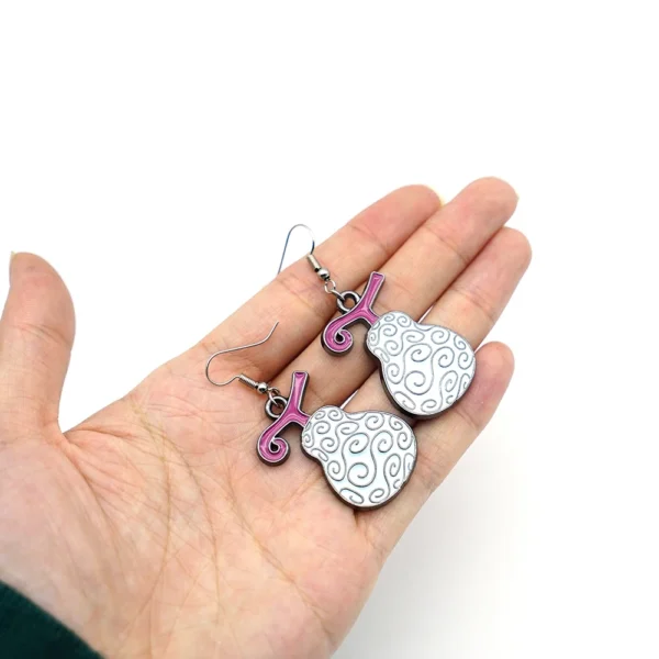 Devil Fruit Earrings Ace 6