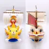 One Piece Schiffsmodell – Luffys Piratenschiff, niedliches Miniboot-Sammelmodell, Zusammenbau-Spielzeug, Geburtstagsgeschenk für Kinder Zubehör 21