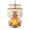 One Piece Schiffsmodell – Luffys Piratenschiff, niedliches Miniboot-Sammelmodell, Zusammenbau-Spielzeug, Geburtstagsgeschenk für Kinder Zubehör 19