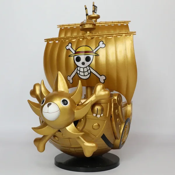 One Piece Schiffsmodell – Luffys Piratenschiff, niedliches Miniboot-Sammelmodell, Zusammenbau-Spielzeug, Geburtstagsgeschenk für Kinder Zubehör 14