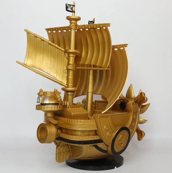 One Piece Schiffsmodell – Luffys Piratenschiff, niedliches Miniboot-Sammelmodell, Zusammenbau-Spielzeug, Geburtstagsgeschenk für Kinder Zubehör 15