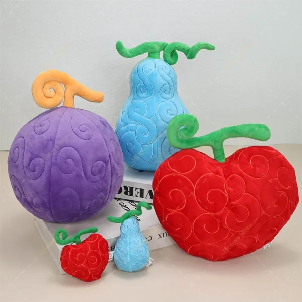 Hot Sale One Piece Plush Gum Gum Fruit Monkey D Luffy Cute Soft Stuffed Pillow Sofa Ornament Collection Peluche Toys Kids Gifts One Piece Accessories 19