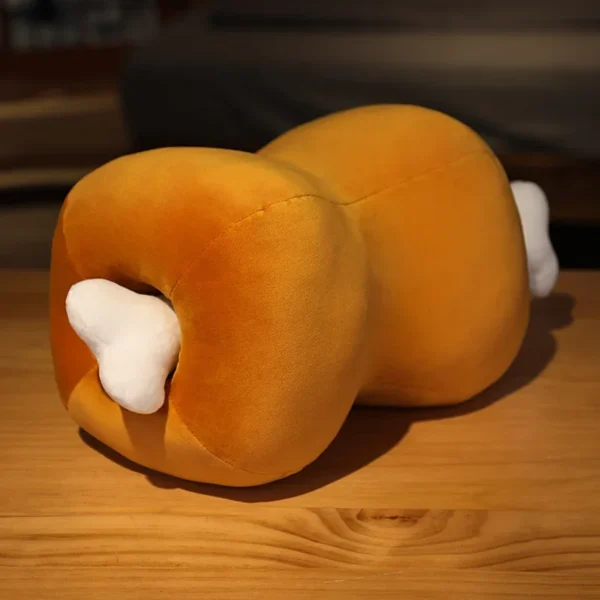 New Type Meat Bone Dual-use Pillow Handwarmer Intresting Stuffed Plush Pillow Soft High Quality Home Decro One Piece Accessories 5