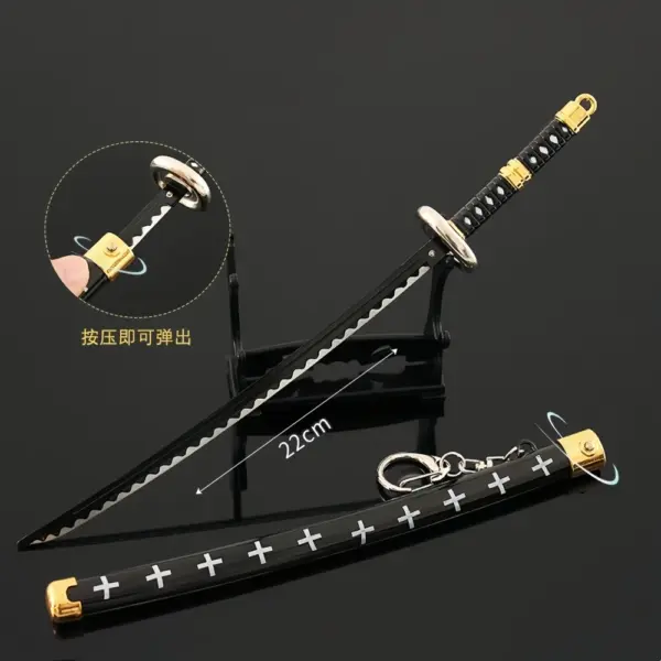 Mini Katana Display – Zoro’s Enma Sword Model (23cm) Cosplay 4