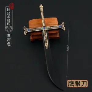 Mini Katana Display 24cm — Mihawk Yoru Prop Cosplay