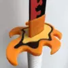 Demon Slayer Nichirin Sword Cosplay Prop – Tanjiro Black Wood Katana Cosplay 10
