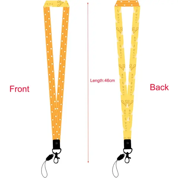 Demon Slayer Keychain Lanyard – Kimetsu no Yaiba ID Badge Holder Demon Slayer 3