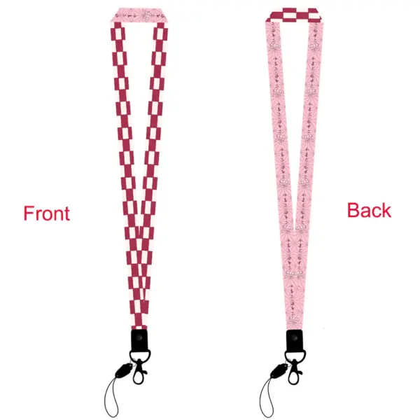 Demon Slayer Keychain Lanyard – Kimetsu no Yaiba ID Badge Holder Demon Slayer 5