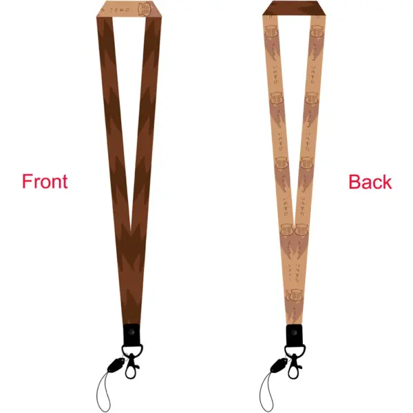 Demon Slayer Keychain Lanyard – Kimetsu no Yaiba ID Badge Holder Demon Slayer 7