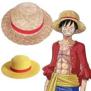 Luffy Straw Hat – One Piece Mugiwara Cosplay Sun Hat Hats