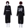 Demon Slayer Merch – Tanjiro Kamado Checkered Haori Kimono Set Cosplay 10