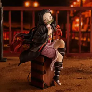 Nezuko Figure – Demon Slayer Kamado Nezuko Sitting PVC Collectible 15cm Demon Slayer 2