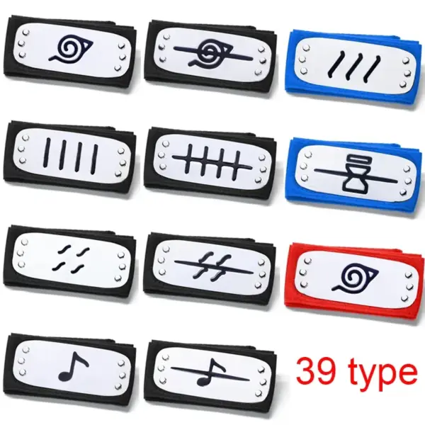 Naruto Headband Leaf Village – Hidden Leaf Konoha Hitai-ate Cosplay Prop Naruto 2
