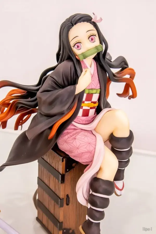Nezuko Figure – Demon Slayer Kamado Nezuko Sitting PVC Collectible 15cm Demon Slayer 4
