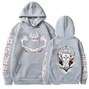 Jujutsu Kaisen Merch – Sukuna Print Hoodie Hoodies 2