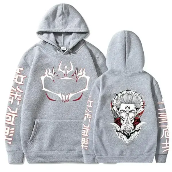 Jujutsu Kaisen Merch – Sukuna Print Hoodie Hoodies 3