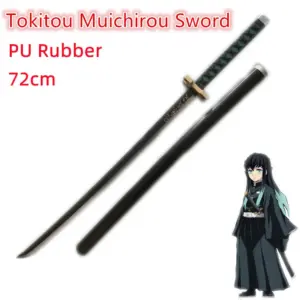Demon Slayer Nichirin Sword Cosplay Prop – Rengoku Flame Rubber Katana Cosplay 2
