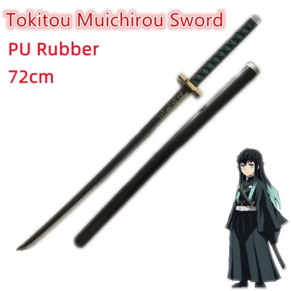Demon Slayer Nichirin Sword Cosplay Prop – Rengoku Flame Rubber Katana Cosplay 3