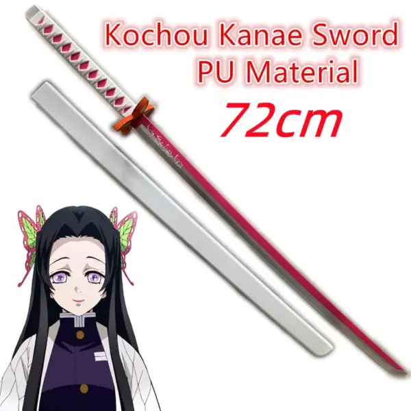 Demon Slayer Nichirin Sword Cosplay Prop – Rengoku Flame Rubber Katana Cosplay 7